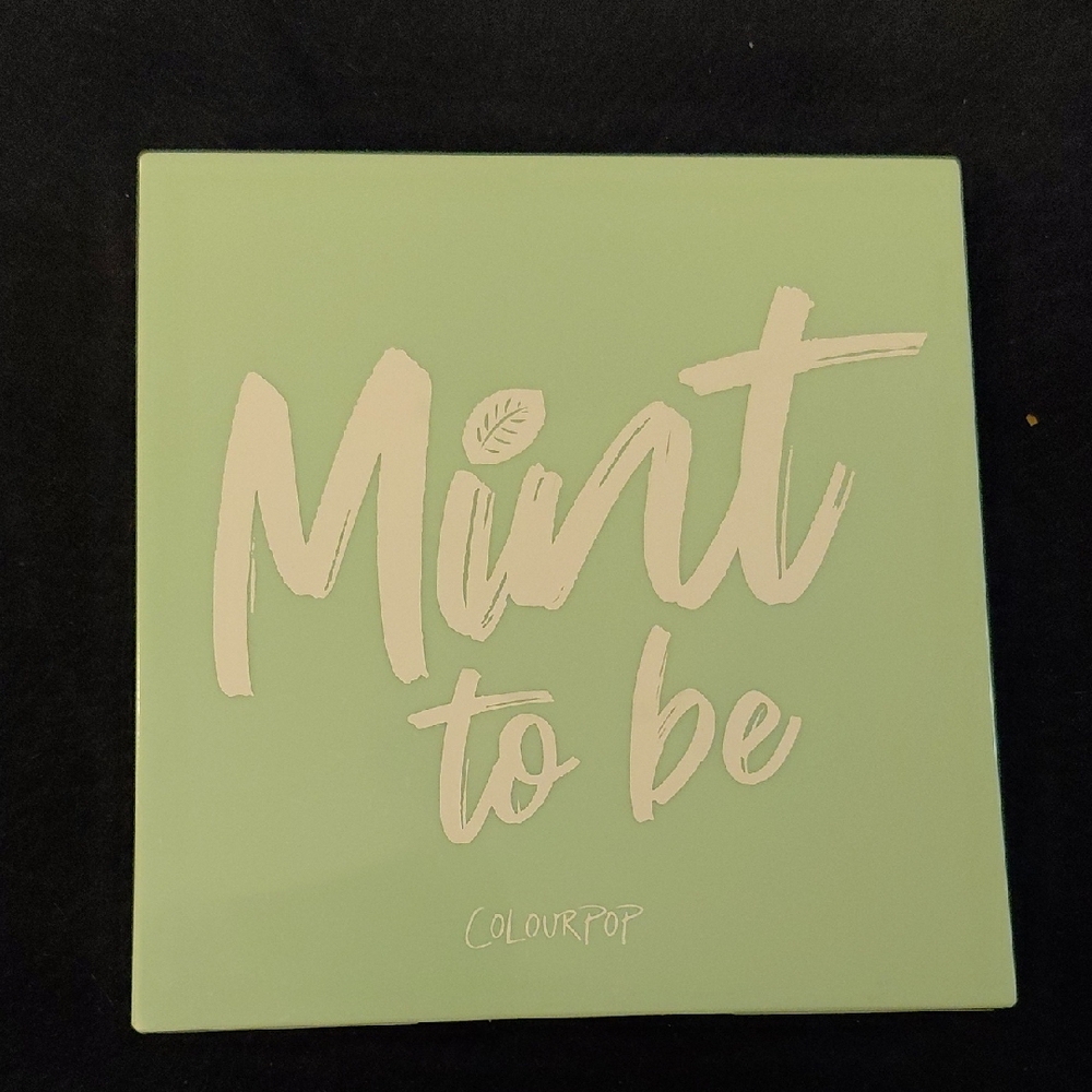 Colourpop Mint to Be Palette in Light Green
